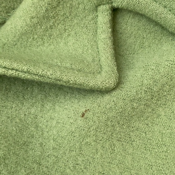 GIESSWEIN WOMENS GREEN COAT SIZE 38 MADE IN AUSTRIA 100% MERINO WOOL🇦🇹💚🧥 - Picture 6 of 7